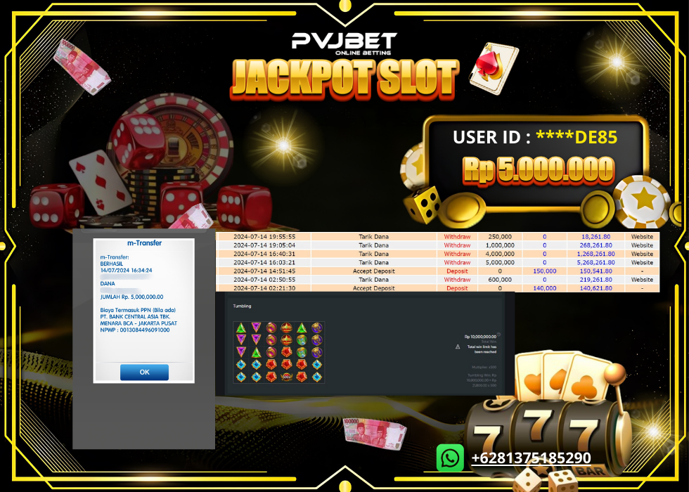 jackpot slot pvjbet